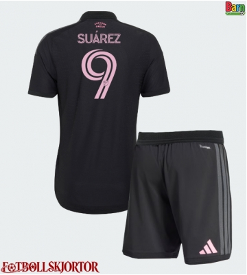 Inter Miami Luis Suarez #9 Borta Kläder Barn 2026-27 Kortärmad (+ Korta byxor)